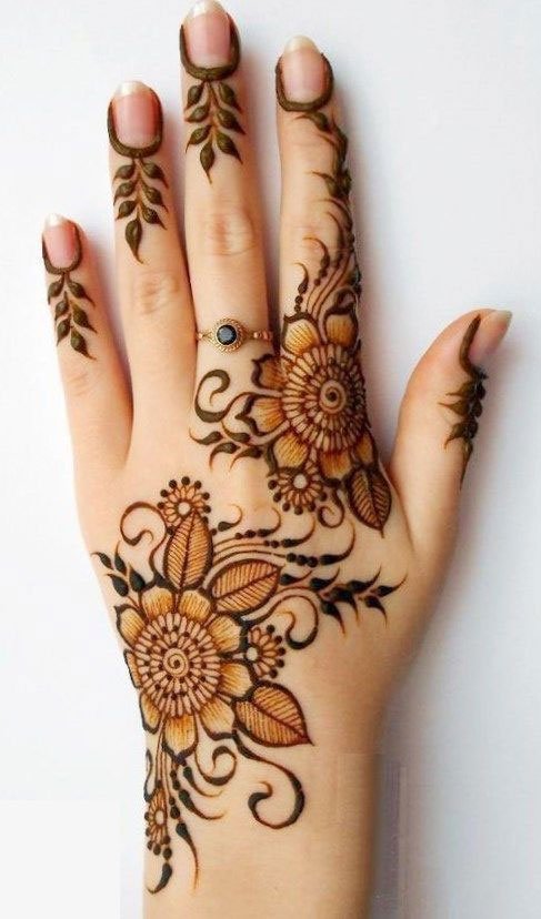 Latest Mehndi Designs For Wedding Parties