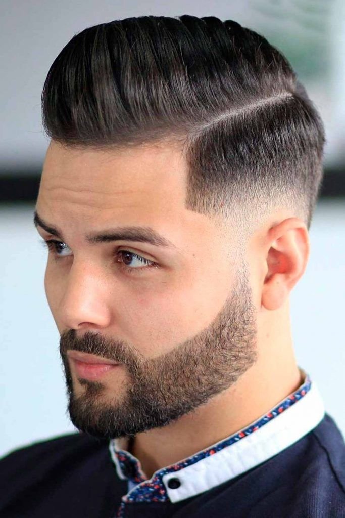 Classic Pompadour Hair style for fat guys