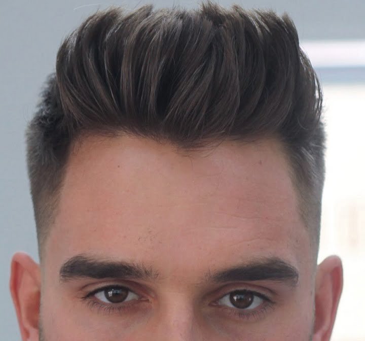 Quiff hair style for fat guys